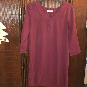 Burgundy Dress